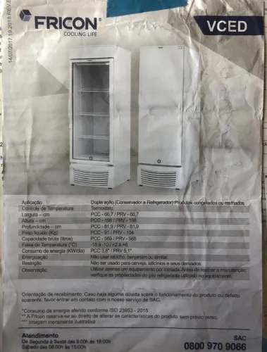 Refrigerador e congelador