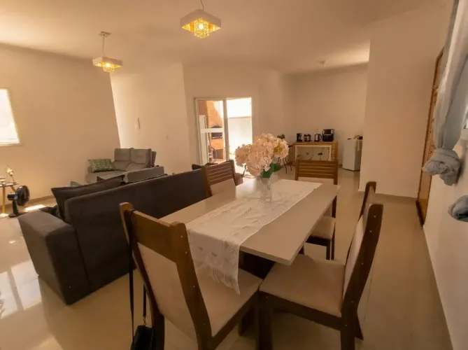 Casa térrea 3 suítes no Campos do Conde II em Paulínia com lazer completo