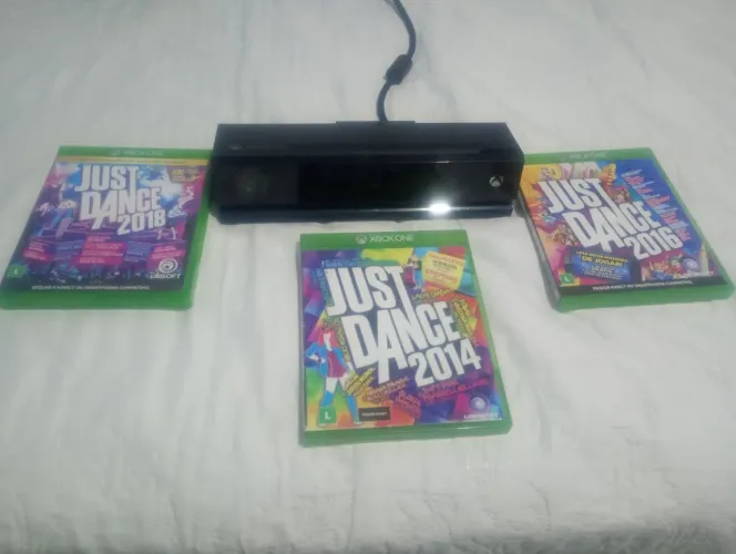 Kinect para Xbox one (com 3 jogos)
