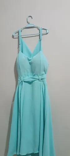 Vestido tecido luxo