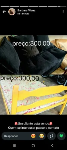Sofá e cama de casal