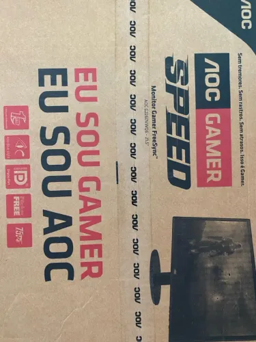 Monitor Gamer AOC Speed 21,5 Pol. FreeSync 75Hz 1ms Full HD - G2260VWQ6
