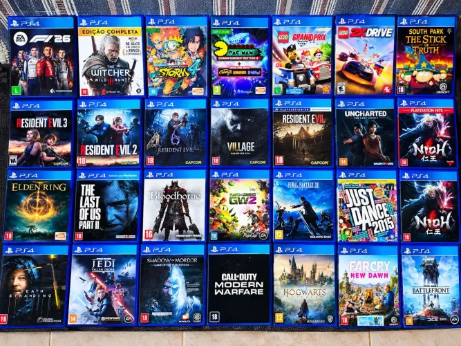 Jogos ps4 , pego jogos no negócio (MÍDIA FÍSICA)