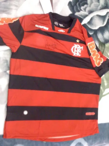 Camisa Flamengo Autografada Ronaldinho Gaúcho 