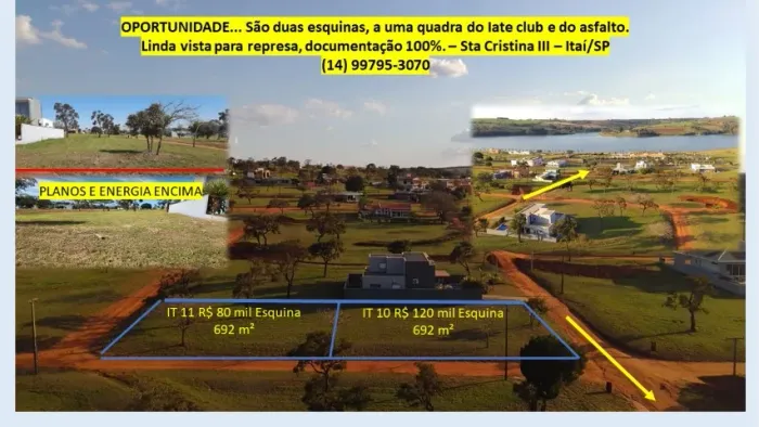 Terreno na Riviera de Santa Cristina III, Itai, SP