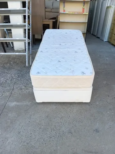 Cama Box Baú Solteiro Com Colchão