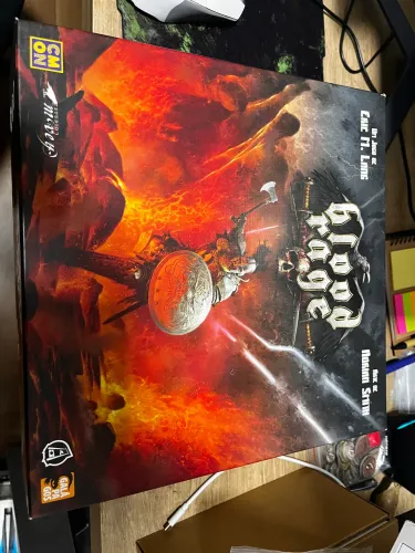 Board game Blood Rage jogado apenas 2 vezes