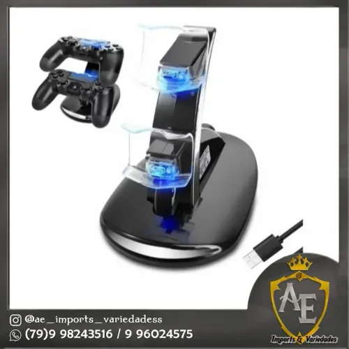 Base de carregamento para controle ps4