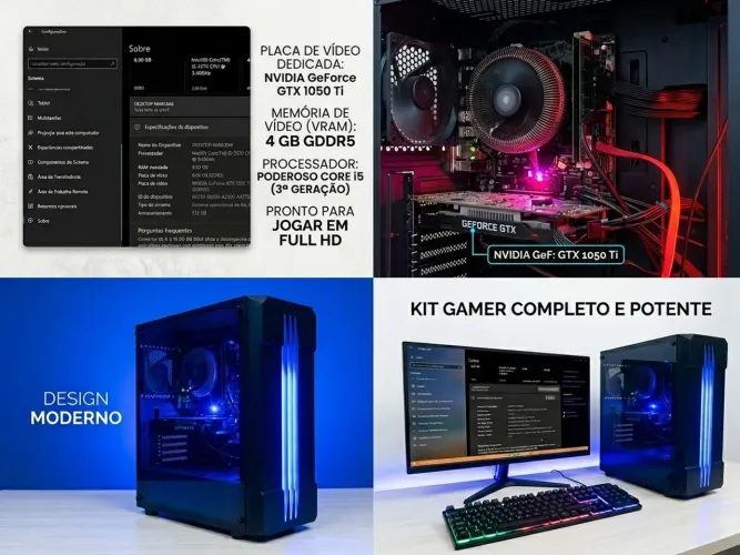PC Gamer Completo+ Smart Tv 32?