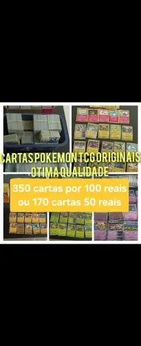 Cartas pokemon tcg preço de desapego vendo metade também