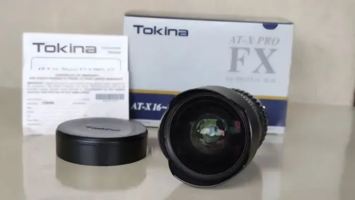 Lente 16-28mm Tokina p/ Canon fullframe