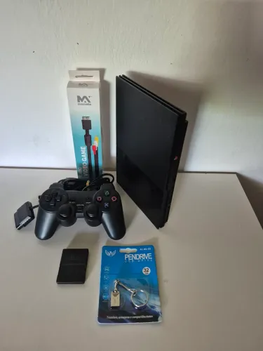 Ps2 com 32GB e todos acessórios - 1 Mês Garantia (faço envio)