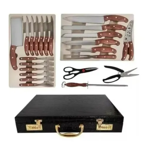 Kit Churrasco faqueiro Com mala
