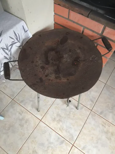 Disco de arado com fogareiro