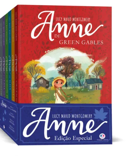 Kit 6 livros da série Anne com e, do 1º ao 6º Livro de Lucy Maud Montgomery