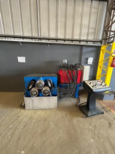 Calandra Curvadora de Perfis W24S-16 Industrial Completa