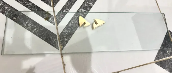 Prateleira de vidro