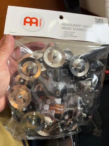 Meinl Headliner HTHH2BK - Tambourine para Hi-Hat - NOVO
