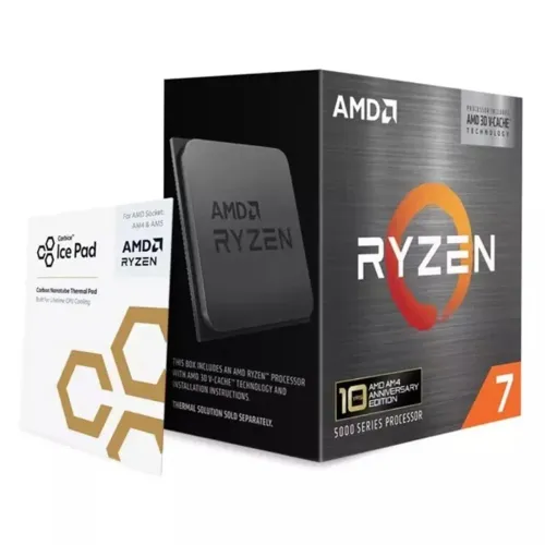 AMD Ryzen 7 5800X3D 10th Aniversary Edition - Alto desempenho gamer - 8 Cores e 16 Threads