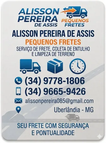 Fretes e limpezas .