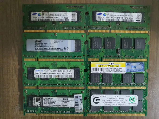 Várias memórias para Notebooks por um só preço