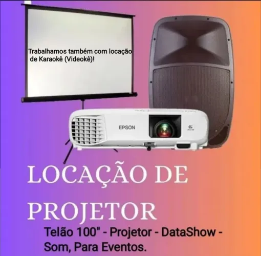 Aluguel de Telão, Projetor DataShow.