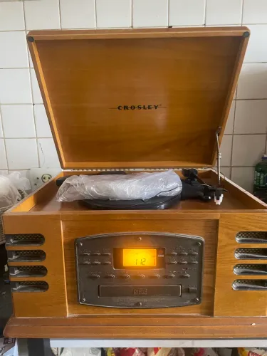Rádio Crosley-Antigo-Novo.