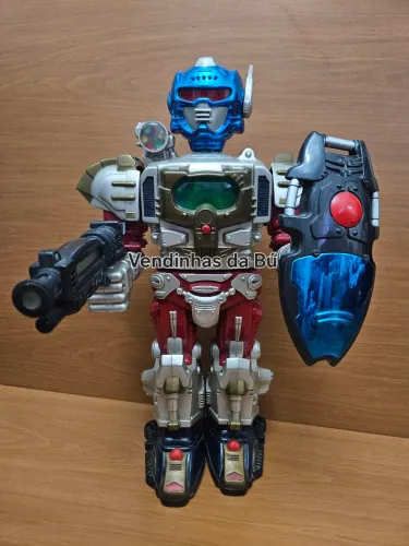 Robo antigo Power Destroyer tipo Megazord 
