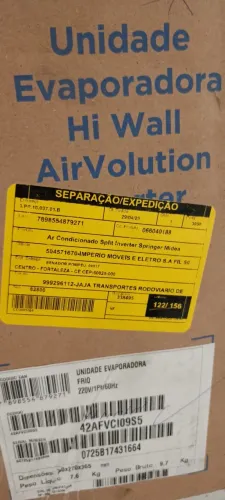 Vende-se ar condicionado novo caixa lacrada mideia 9000bts com garantia estendida