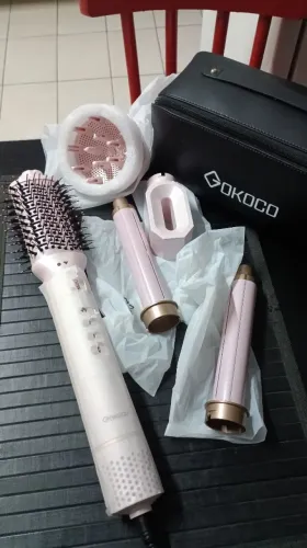 Gokoco escova secador de cabelo profissional 5 em 1
