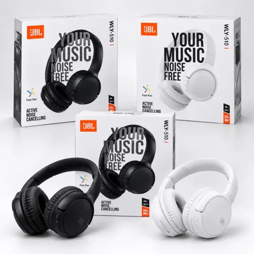 Fones de ouvido sem fio Bluetooth com microfone JBL WLY-510 Novo