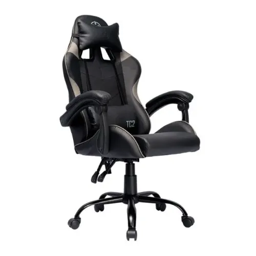 CADEIRA GAMER TGT HERON TC2, PRETO E CINZA, TGT-HRTC-BL03