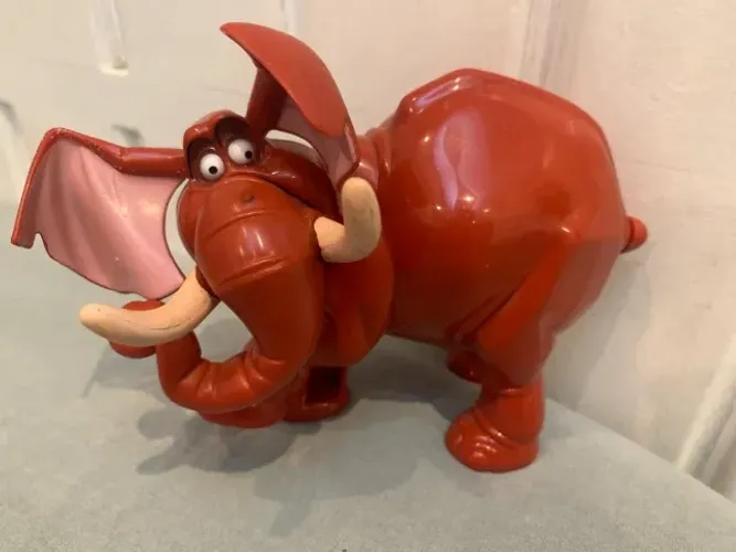 boneco de corda elefante tantor tarzan vintage 1999 mcdonalds importado