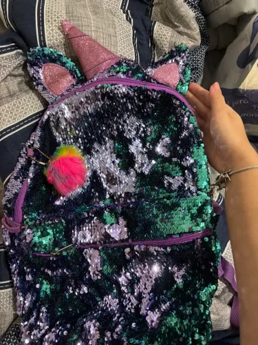 Bolsa Unicórnio cintilante