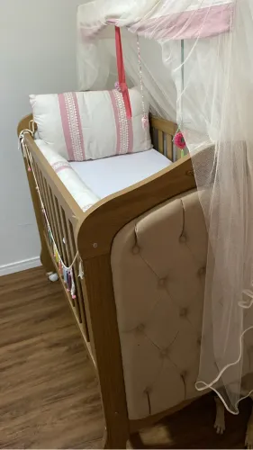 Berço + colchão + kit berço 