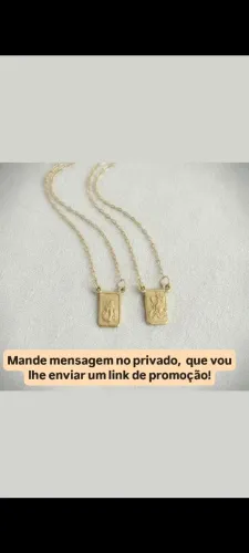 Escapulário Ouro 18k 60 Cm