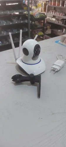 Camera Robo 3 Antenas Ip Wifi 360º