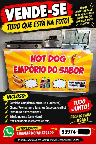 Carrinho cachorro quente