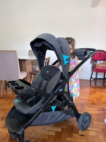 Carrinho bebe (dois lugares) Chicco strol 2