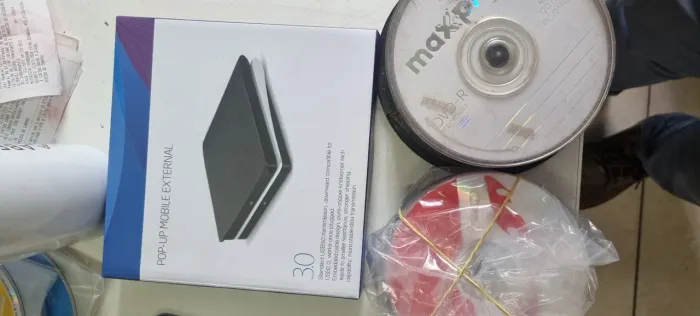 Leitor e Gravador de DVD/CD Externo USB 3.0 + 40 DVDs Virgens (Com Garantia!)