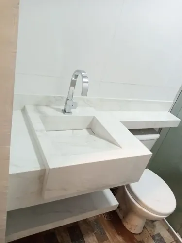 Pias de porcelanato com extensor,bancadas para cuba