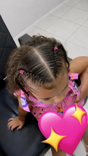 Penteado com tranças