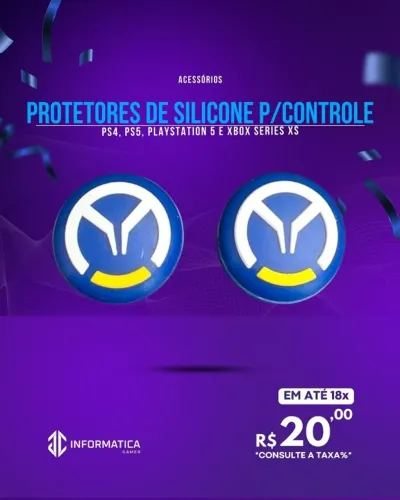 ACESSÓRIO PROTETORES DE SILICONE P/CONTROLE
