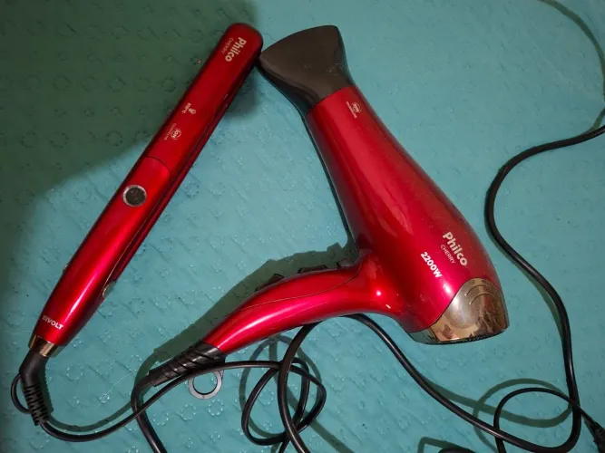 Kit Philco Secador e Chapinha