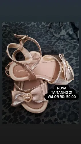 Lote sandálias infantil