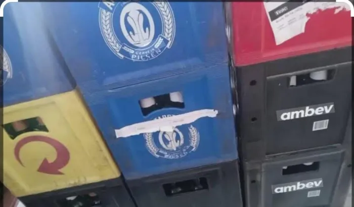 Vendo casco de cerveja Stella 