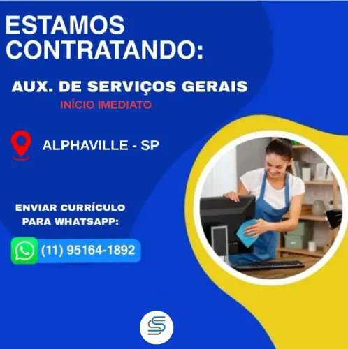 Auxiliar de serviços gerais - Alphaville