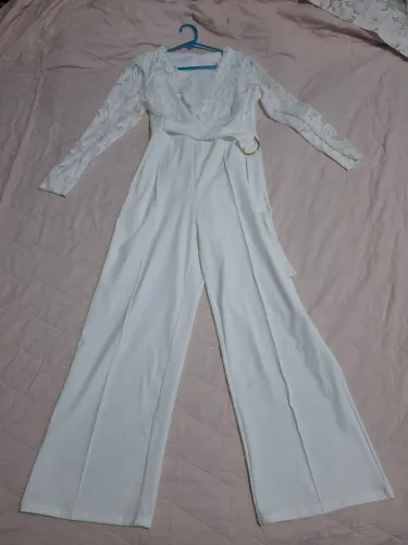 Macacão elegante branco