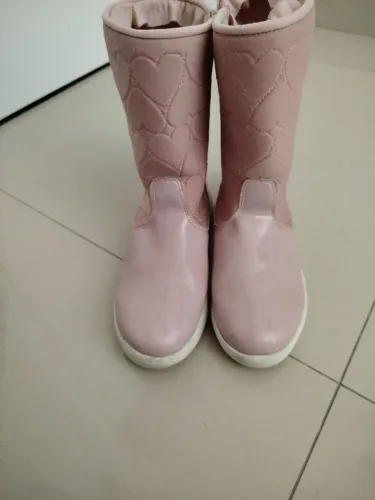 Bota infantil n 34 e sandália Molekinha n 35