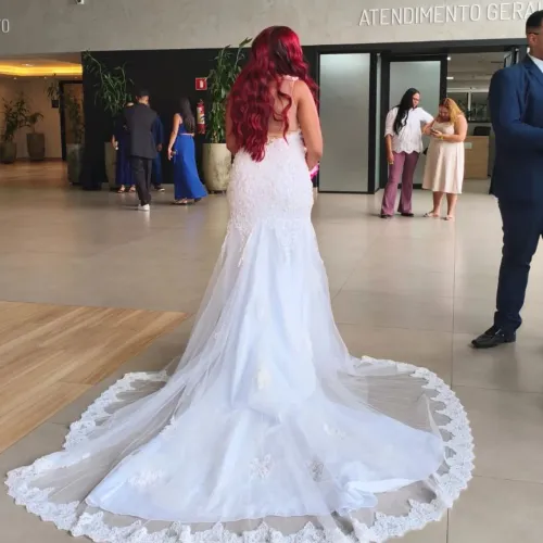 Vestido de noiva usado , estado de novo 